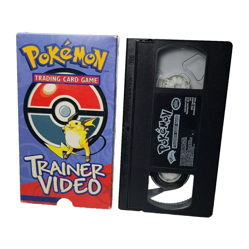 Pokemon Trading Card Game Trainer Video VHS 2000  Nintendo TESTED AND WORKS